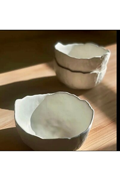 THEIA HOME Dokulu Taş Büyük Dekoratif Kase