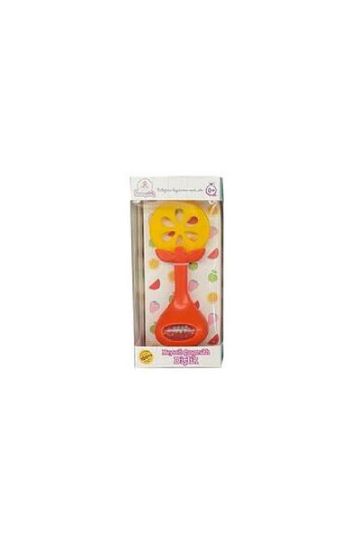 ByCaretta Rattle Tangerine Teethers