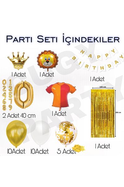 CUGY Yellow Red Team Uniform Birthday Party Set