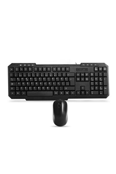 Everest Siyah Usb Q Multimedia Klavye + Mouse Set