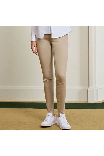Giordano Women's Stretch Twill Khaki Pants