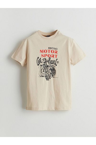 LC Waikiki New Season Crew Neck Boy's T-Shirt - S5K860Z4