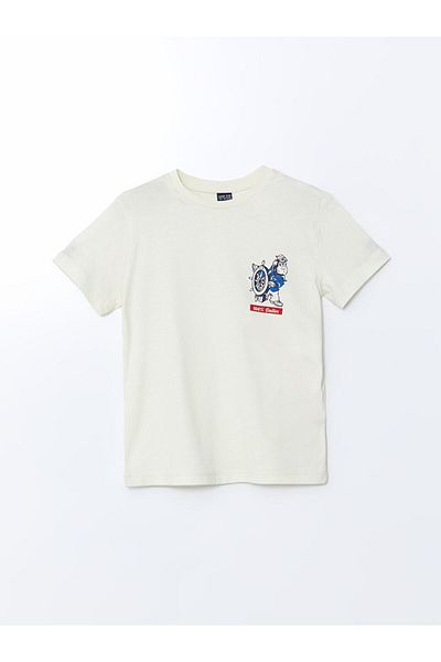 LC Waikiki Lcw Crew Neck Boys T-Shirt and Shorts