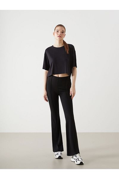 LC Waikiki Extra Slim Fit Spanish Trousers Γυναικείο Παντελόνι - S5GP50Z8