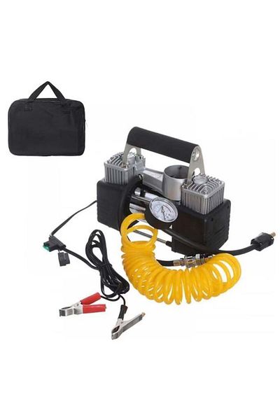 Autokit Metal Body Double Piston Professional Compressor - Trendmerry with Bag 1021572