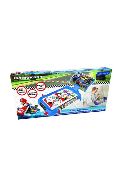 LEXIBOOK Nintendo Mario Kart Electronic Pinball Table | LCD Screen | Light & Sound Effects | 52x26.5 Inches