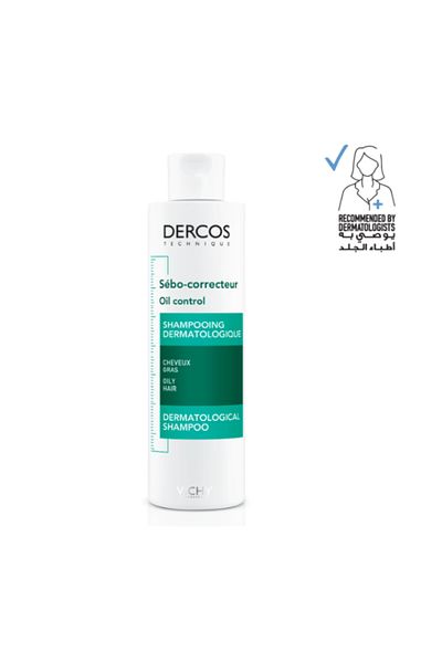 Vichy Dercos Oil Correct Shampoo for Oily Hair 200ml