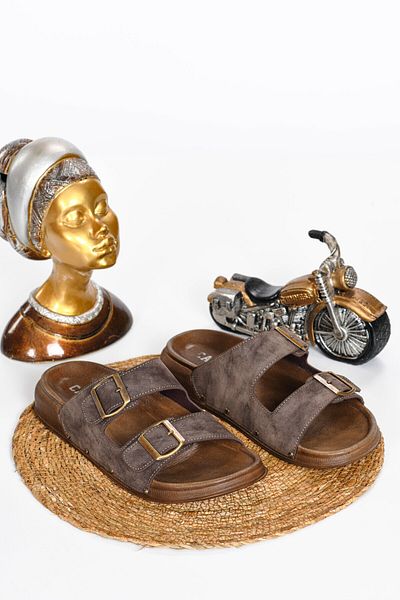 CAPRİ MODA ανδρικές ορθοπεδικές παντόφλες διπλής πόρπης