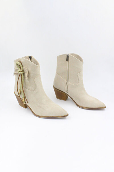 ENDİCAN 051 040 Kadın Bot BEJ SUET