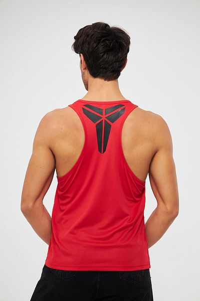 Moda Işık Men's Red Printed Sports Tank Top