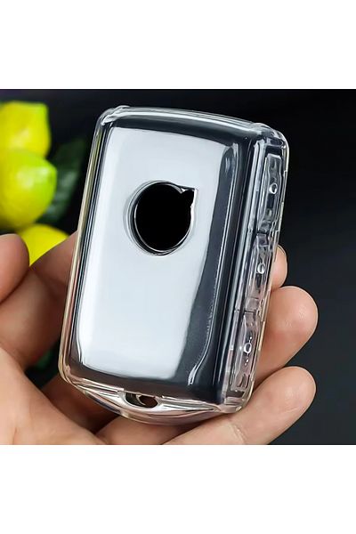 Go İthalat Volvo Compatible Transparent Keychain ​​Protective Case (5235)