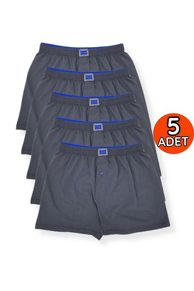 Tutku 0117 Smoked Ανδρικό Χτενισμένο Βαμβακερό Σετ Boxer 5 τεμ