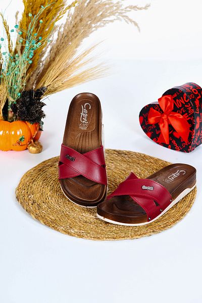 CAPRİ MODA Γυναικείες άνετες καθημερινές παντόφλες ορθοπεδική σόλα