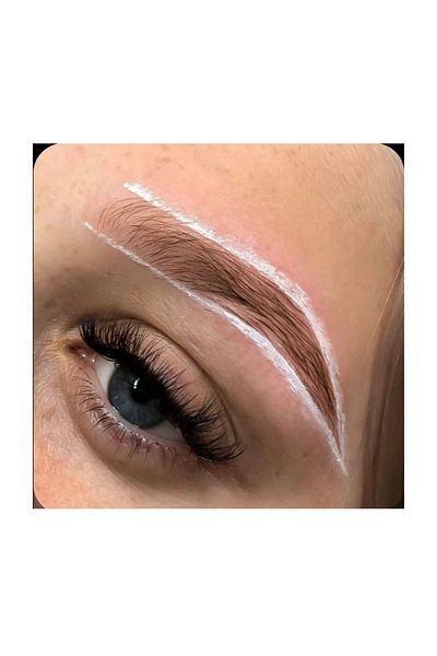 DFCOSMETICS White Makeup Stencil - Tattoo Permanent Gel Pen