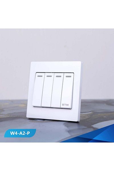 Btm White four-way switch- 3 pieces