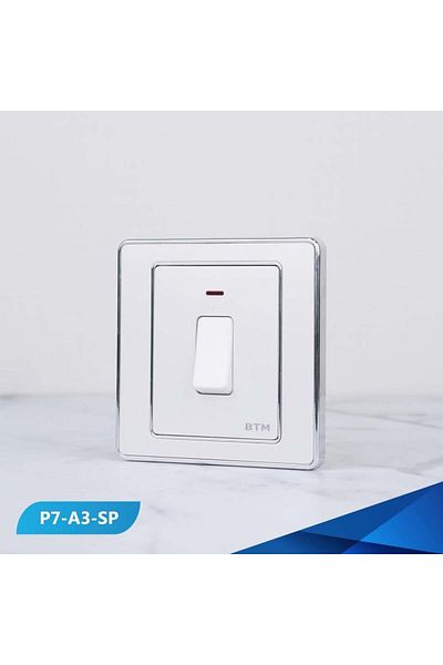 Btm مفتاح سخان فضي وفضي - 100 قطعة