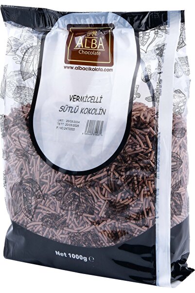 Alba Sütlü Vermicelli Kokolin 1000 gr