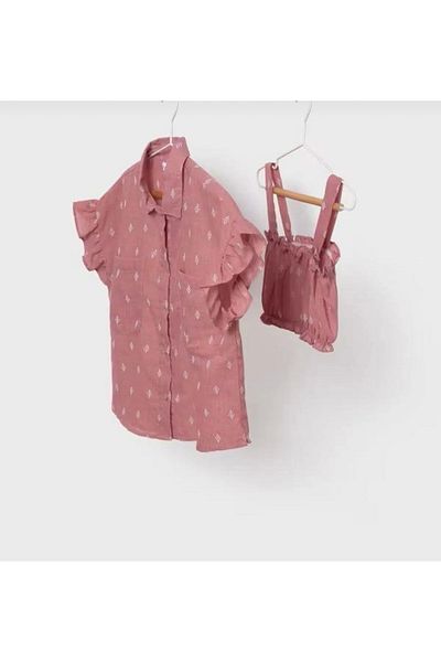 MAYORAL 6105 Model Girl Shirt and Bustier Set
