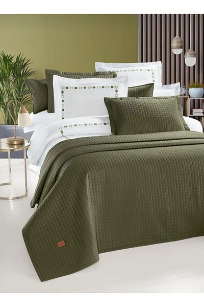 Deneme Zamanı Φυσικό Σατέν Οριζόντιο 260X270cm 2 Μαξιλάρια και Κρεβατοκάμαρα με Κλειδαριά