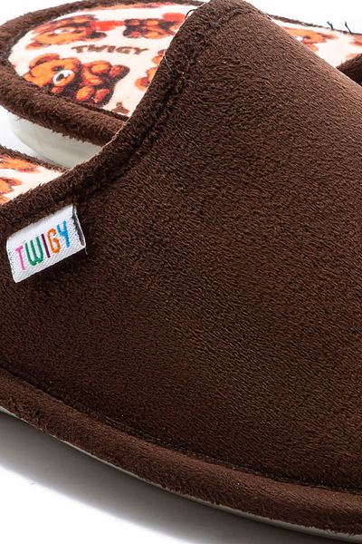 Twigy Amore Brown Women's House Slippers - 36/41