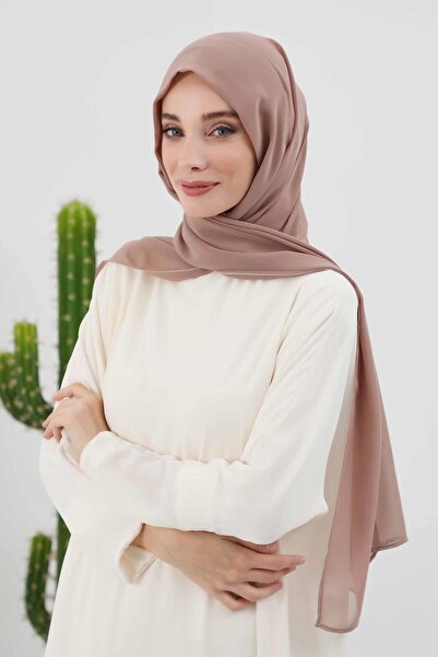 Aisha's Design Combed Cotton Inner Bonnet Chiffon Shawl,Ps-46