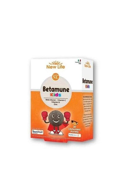 New Life Betamune Kids 30 Chewing Tablets