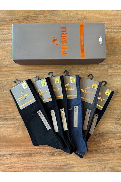Mısırlı Set de 6 șosete confortabile pentru bărbați din bumbac organic