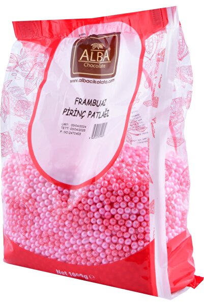Alba Frambuaz Pirinç Patlağı 1000 gr