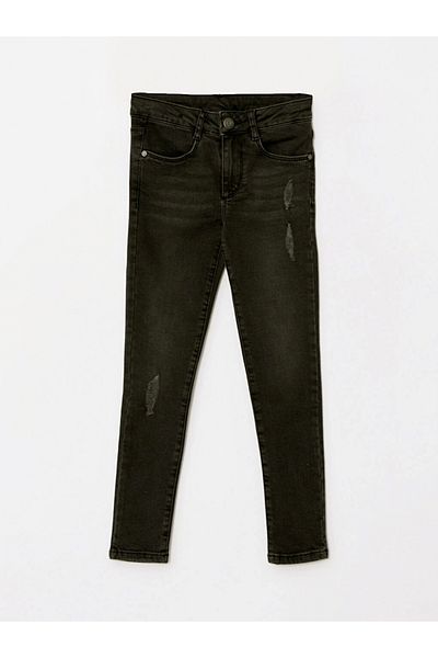 LC Waikiki Lcw Kids Black Basic Girls' Jeans
