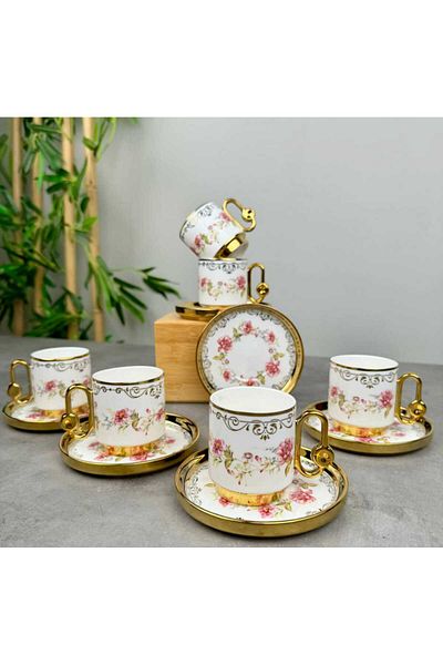 MİEN 0362 Mien Porcelain Cup Set for 6 People