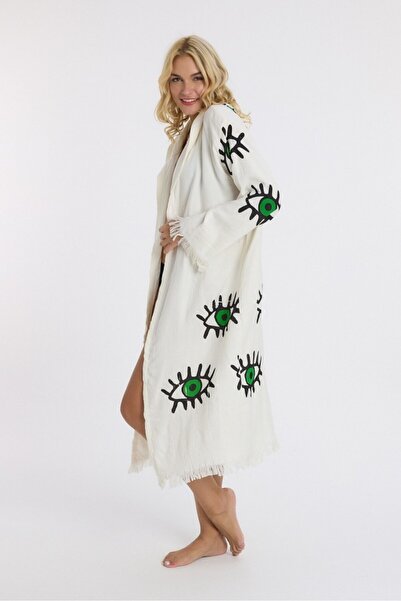 Mulberry Muslin Peshtemal Bathrobe Bath and Beach Dress