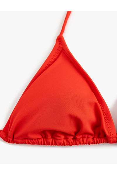 Koton Drawstring Triangle Bikini Top