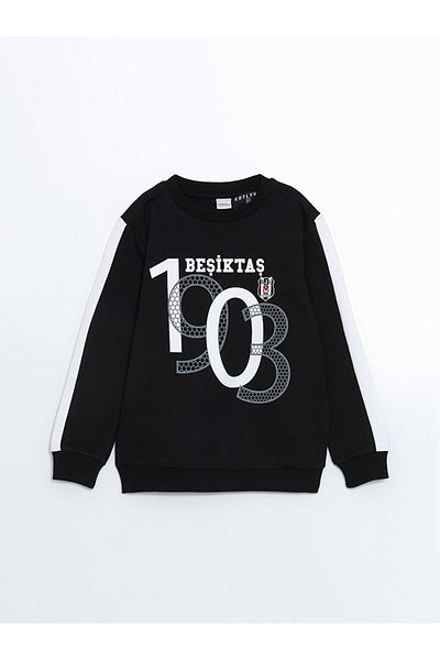 LC Waikiki Crew Neck Printed Boys' Sweatshirt
