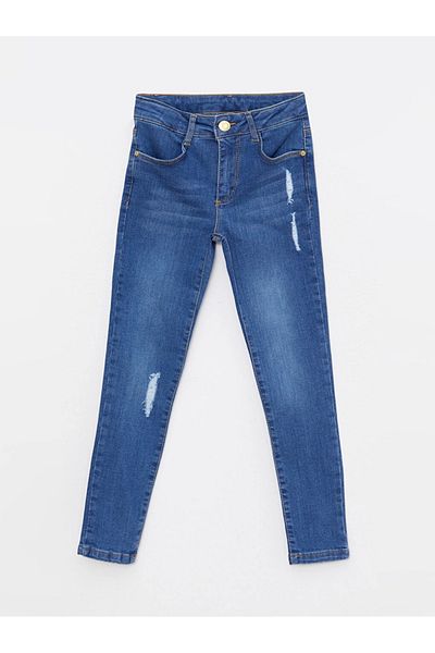 LC Waikiki Lcw Kids Indigo Basic Girls' Jeans