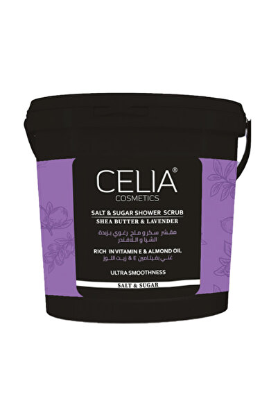 Celia CELIA Sea Salt & Sugar Foaming Scrub with Shea Butter & Lavender 700g