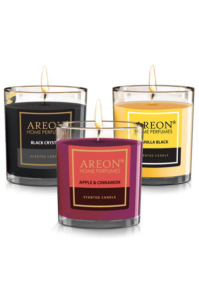 Areon Pack of 3 Areon Scented Candle Collection
