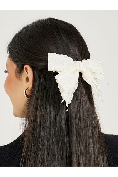 Styli Textured Ribbon Hair Clip