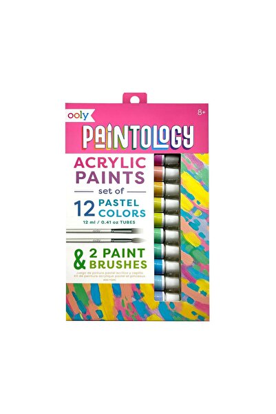 Ooly Paintology Akrilik 12’li Boya Seti - Pastel Renkler
