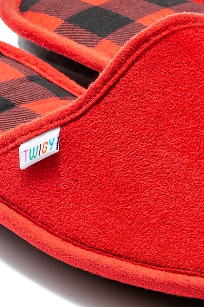 Twigy Red Alic Women's Waiter Size House Slippers - 36/41