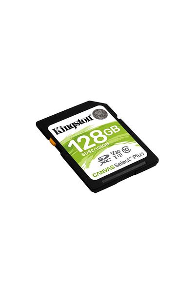 Kingston اختر بطاقة SDXC سعة 128 جيجابايت إلى 100 ميجابايت/ثانية C10 UHS-I U1 V10 SDS2/128 جيجابايت