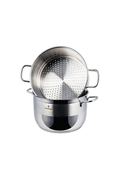Sofram Stainless Steel 18/10 Steam Cooking Pot Set ( Couscous Pot ) 26cm