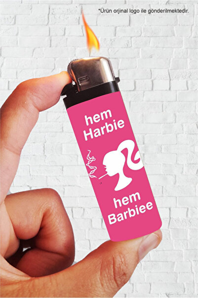 SARANG Çakmak Hem Harbie Hem Barbi Yazılı Klasik Çakmak