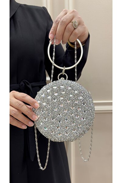 çantamgelsin حقيبة سهرة نسائية من رينج، حقيبة سهرة من حجر الكريستال، حقيبة سه...