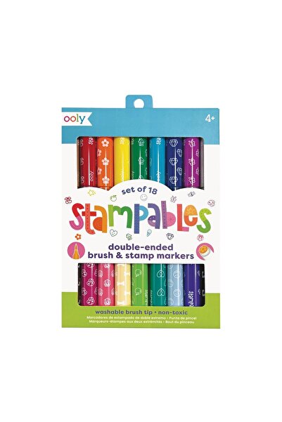 Ooly Stampables Çift Uçlu 18’li Keçeli Kalem