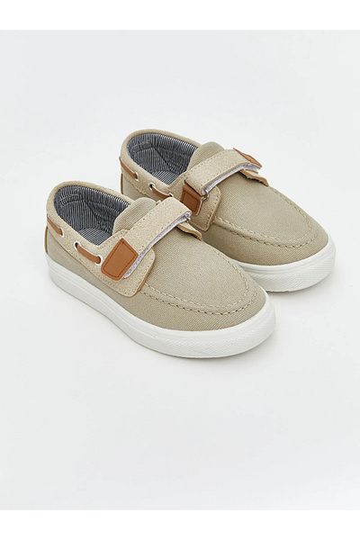 LC Waikiki Pantofi sport pentru băieți STEPS Beige Velcro