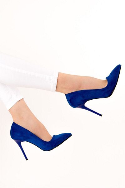 Fox Shoes Pantofi cu toc Saks Blue pentru femei 8922151902