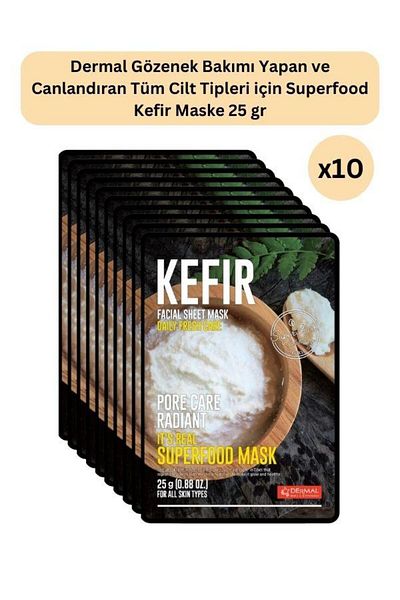 Dermal Pore Care and Revitalizing Kefir Mask 25 Gr 10 Pieces