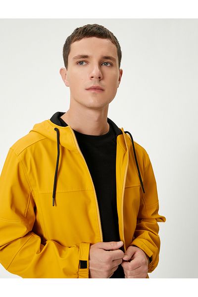 Koton Εποχιακό μπουφάν Slim Fit με κουκούλα με φερμουάρ