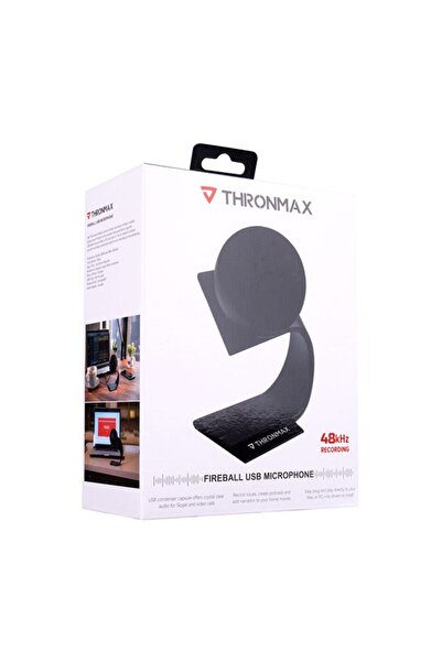 Genel Markalar M9 FIREBALL Siyah USB 48Khz 16bit HD Kayıt Metal Stand Mikrofon]]>