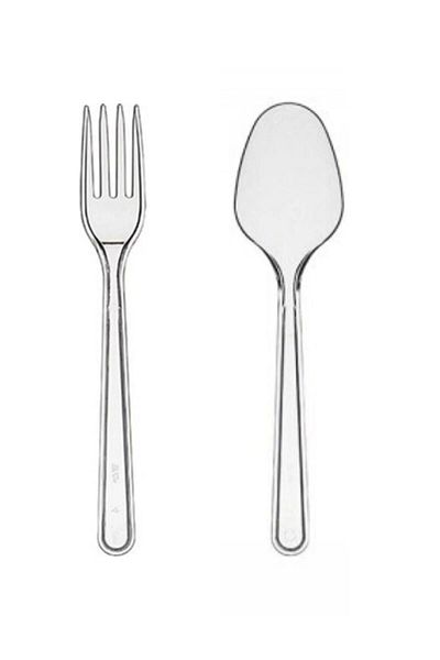 YOK YOK AMBALAJ Luxury Fork - Luxury Spoon 100 Pieces